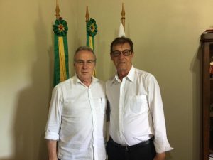 Celso Bernardi (Presidente PP)e prefeito Vicini