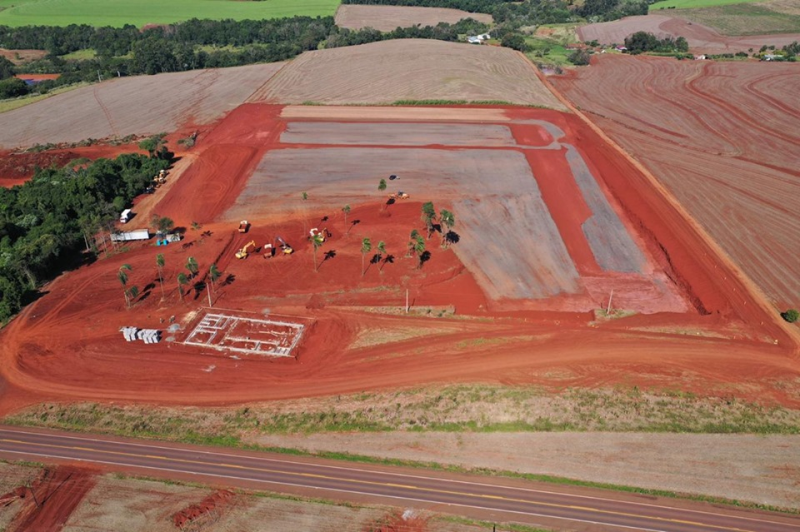 Obra do prédio administrativo marca o início da construção do CD da Quero-Quero