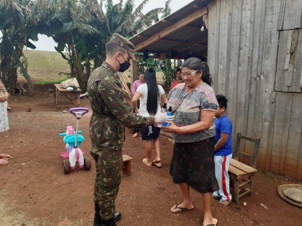 Ação conjunta na Reserva Indígena do Guarita em prevenção ao COVID-19