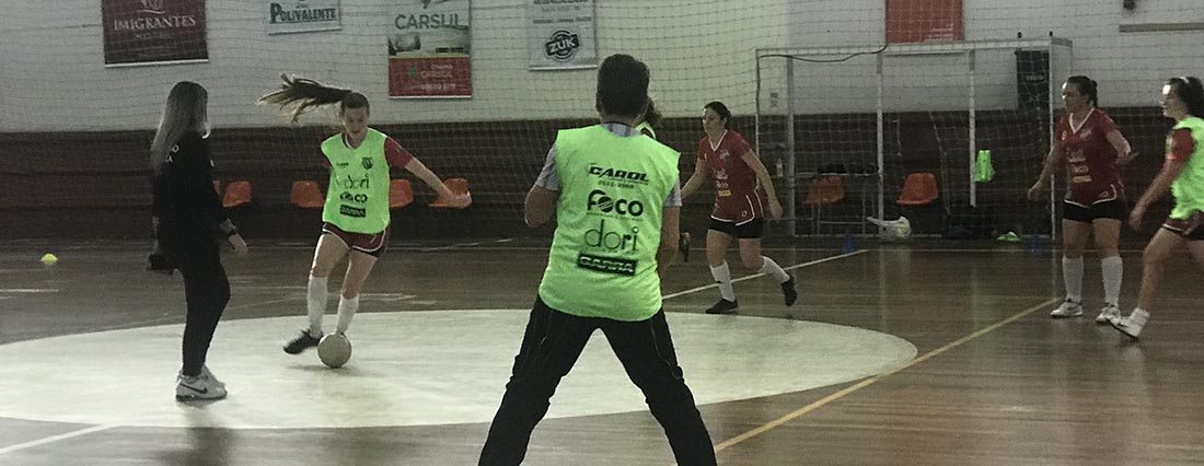 ASE em preparação para receber jogos do Estadual Feminino de Futsal