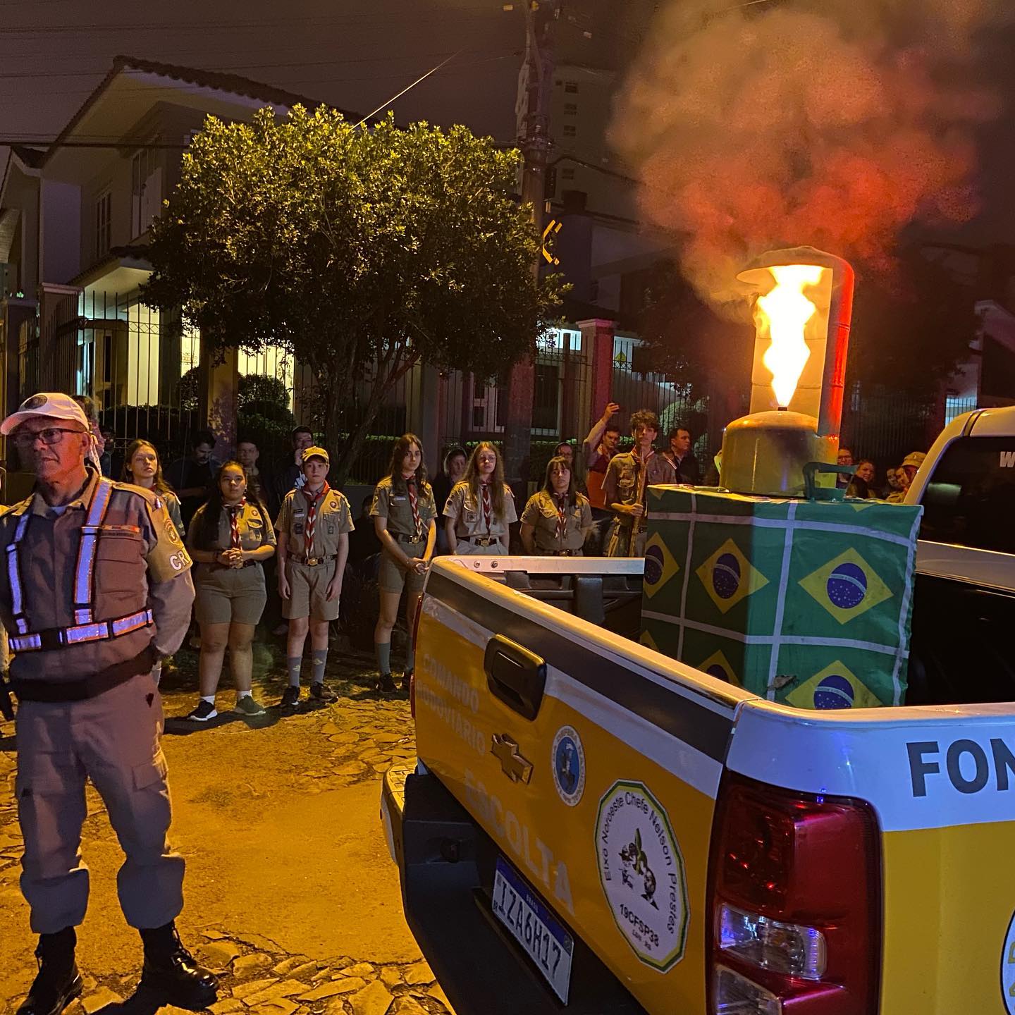 Fogo Simbólico da Pátria chegou em Santa Rosa