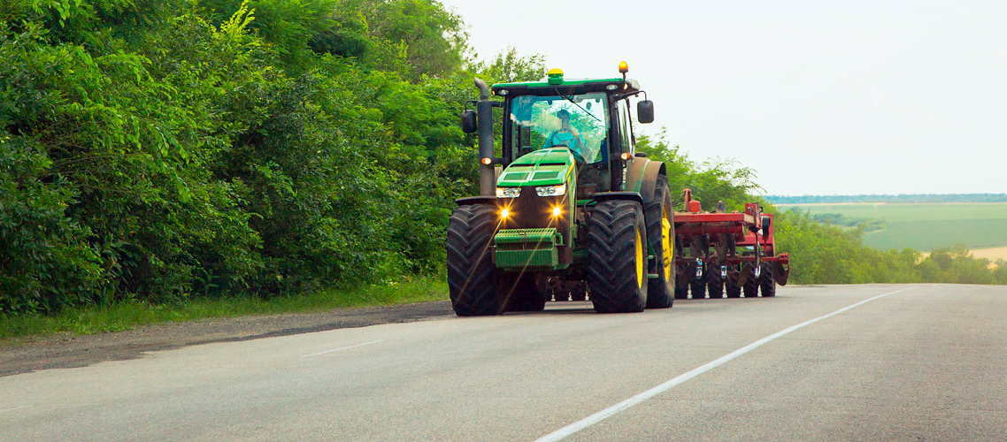 Novas regras para o trânsito de máquinas agrícolas