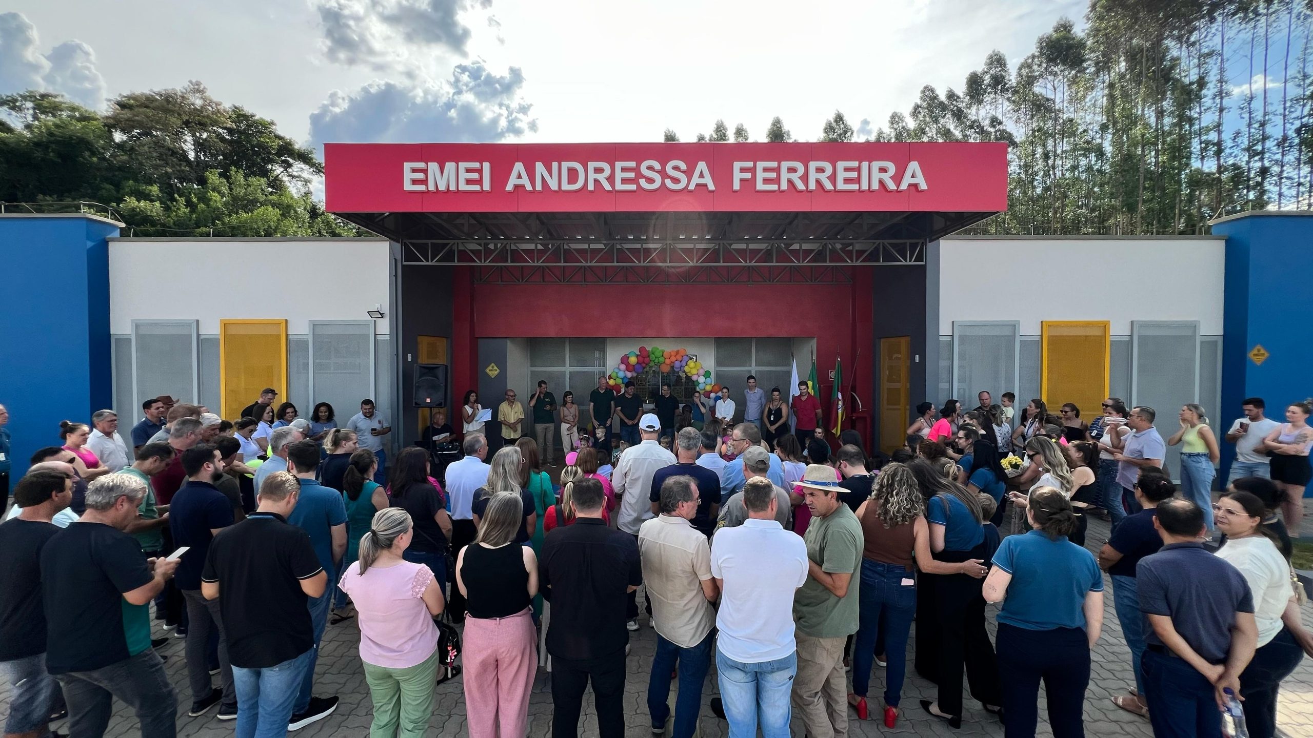 Inauguração da EMEI Andressa Ferreira é marcada por emoção