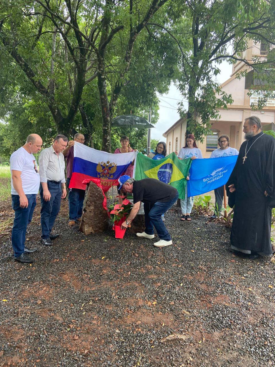 Jardim da Memória em homenagem aos veteranos brasileiros e russos