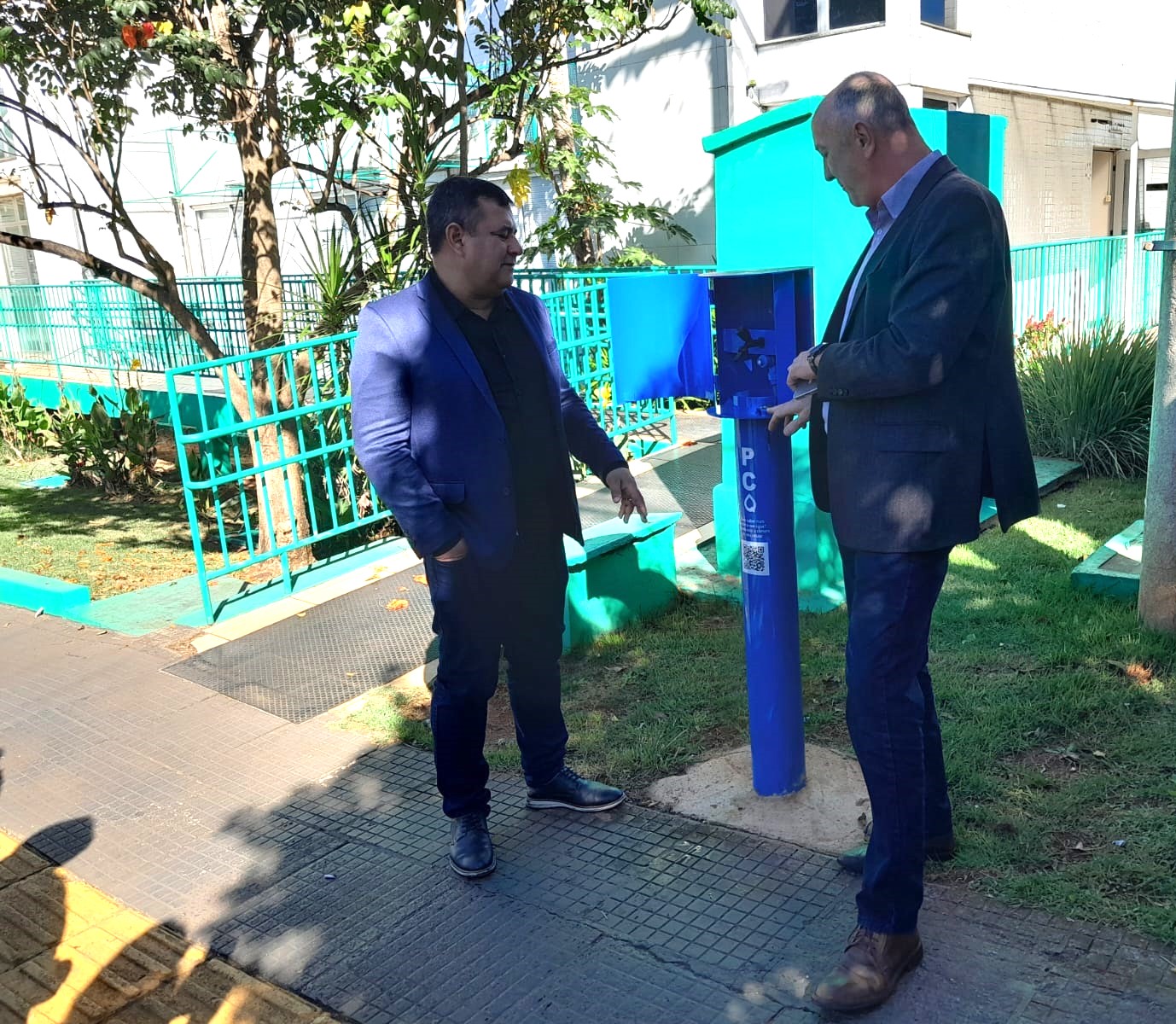 População pode conferir qualidade da água em ponto de controle instalado pela Corsan População pode conferir qualidade da água em ponto de controle instalado pela Corsan