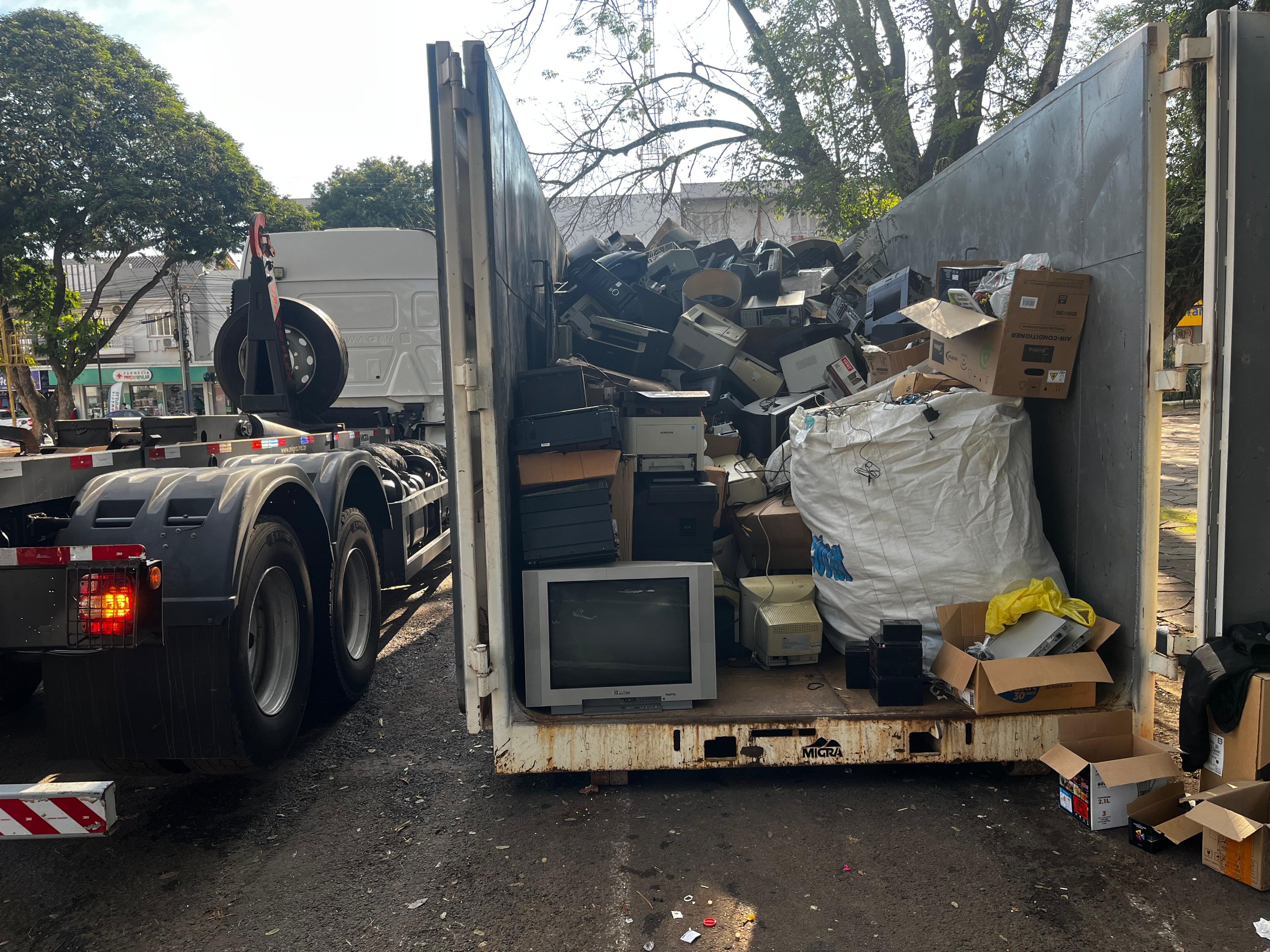 Recorde no recolhimento de materiais eletrônicos Recorde no recolhimento de materiais eletrônicos