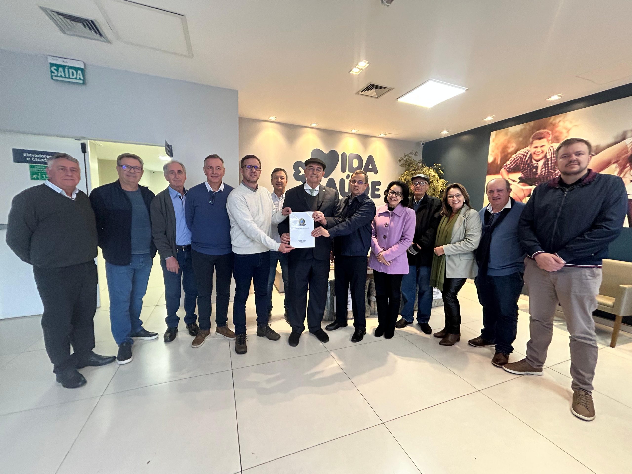 HVS recebe indicação de emenda de R$ 2,4 milhões do Deputado Osmar Terra