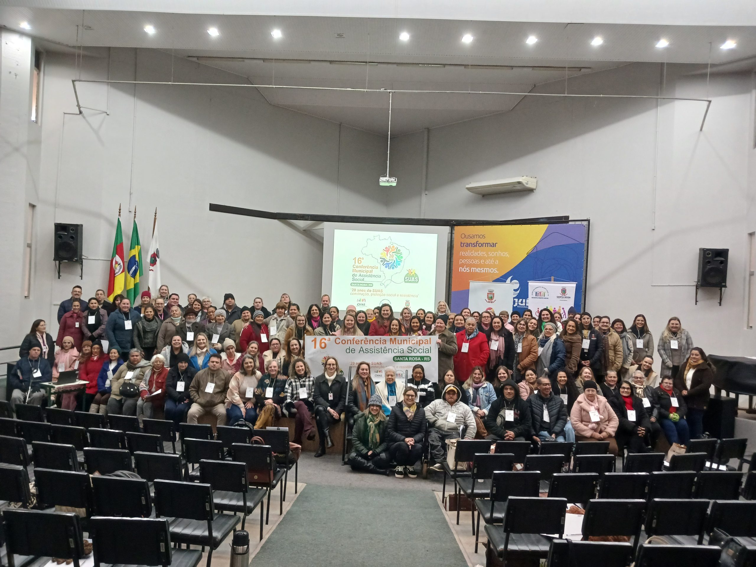 16ª Conferência Municipal de Assistência Social foi realizada em Santa Rosa