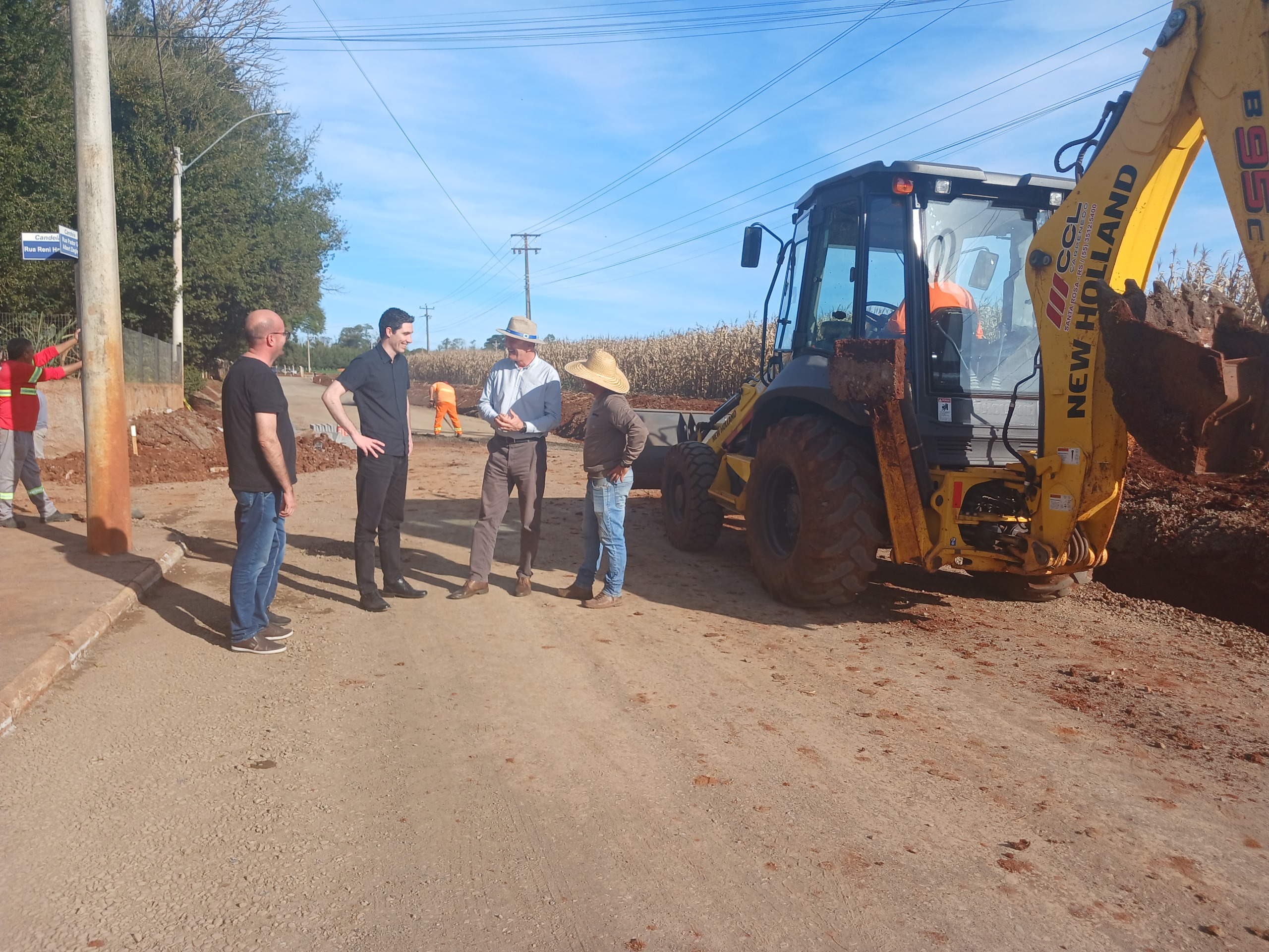 Avança a obra entre Santa Rosa e Tuparendi