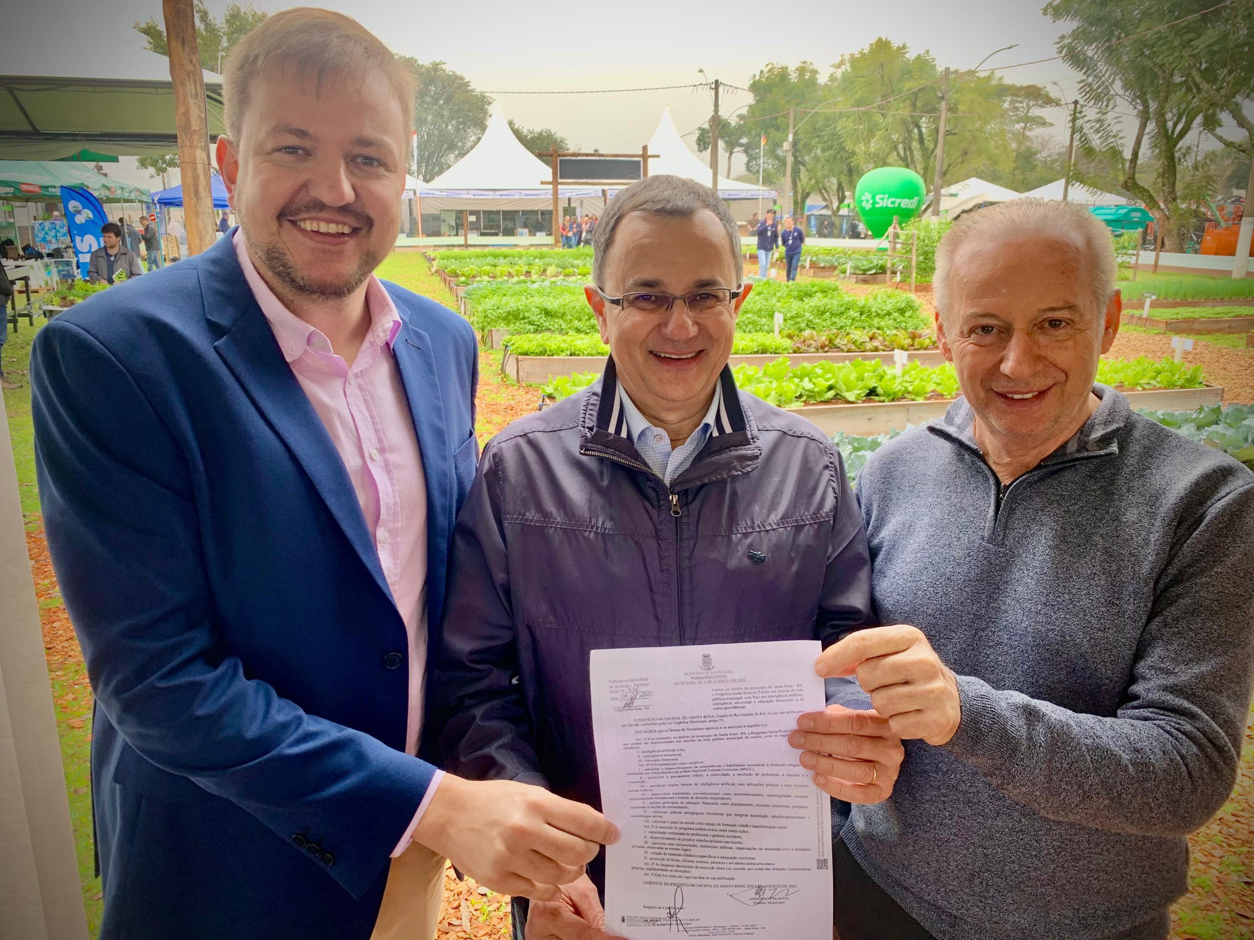 Programa Santa Rosa no Futuro é sancionado Programa Santa Rosa no Futuro é sancionado