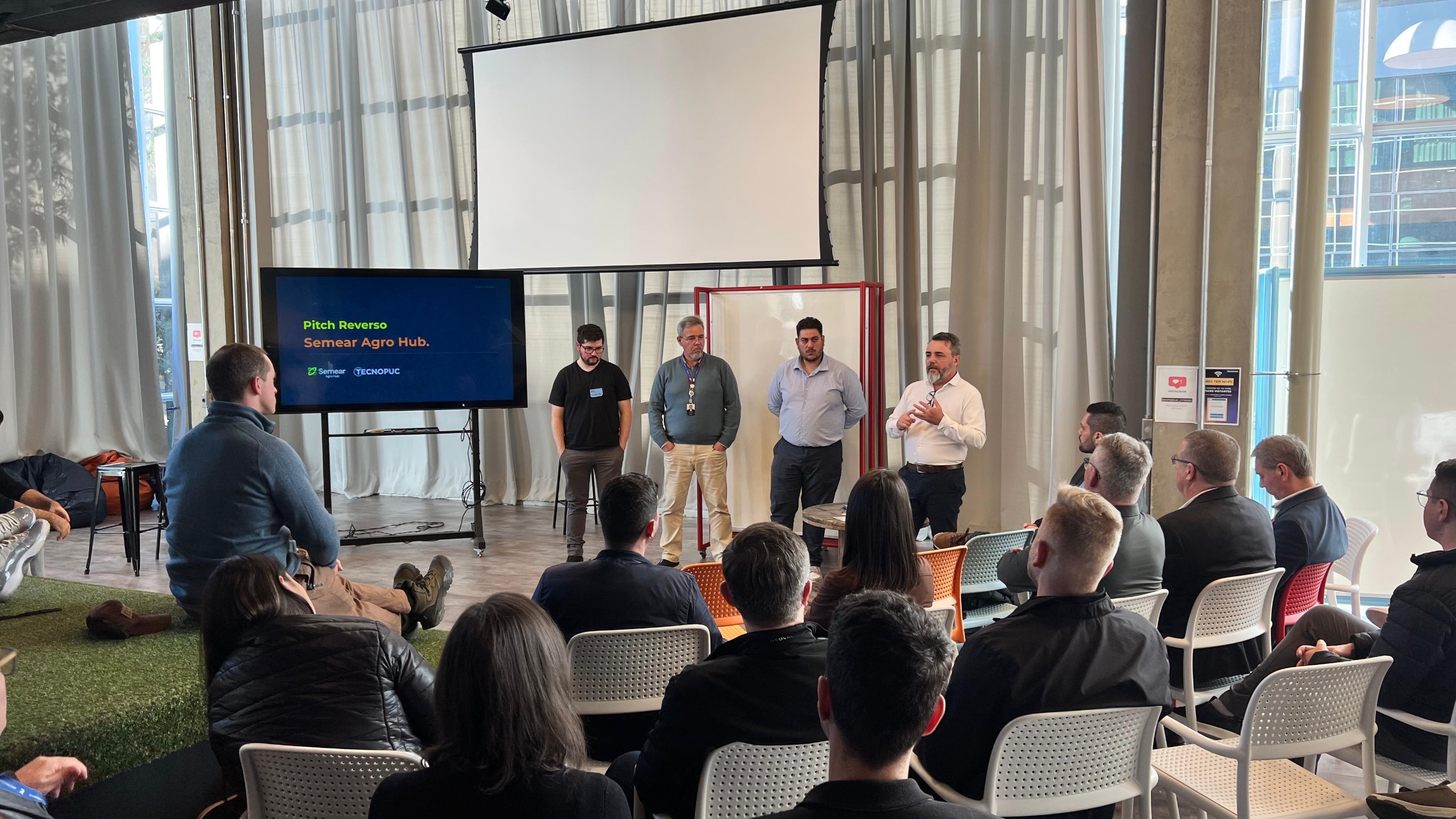 Semear Agro Hub e Tecnopuc realizam Pitch Reverso em Porto Alegre