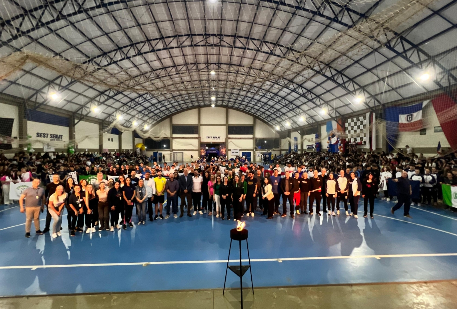 Abertura dos Jogos Estudantis Sest Senat 2025 foi marcada por emoção e integração