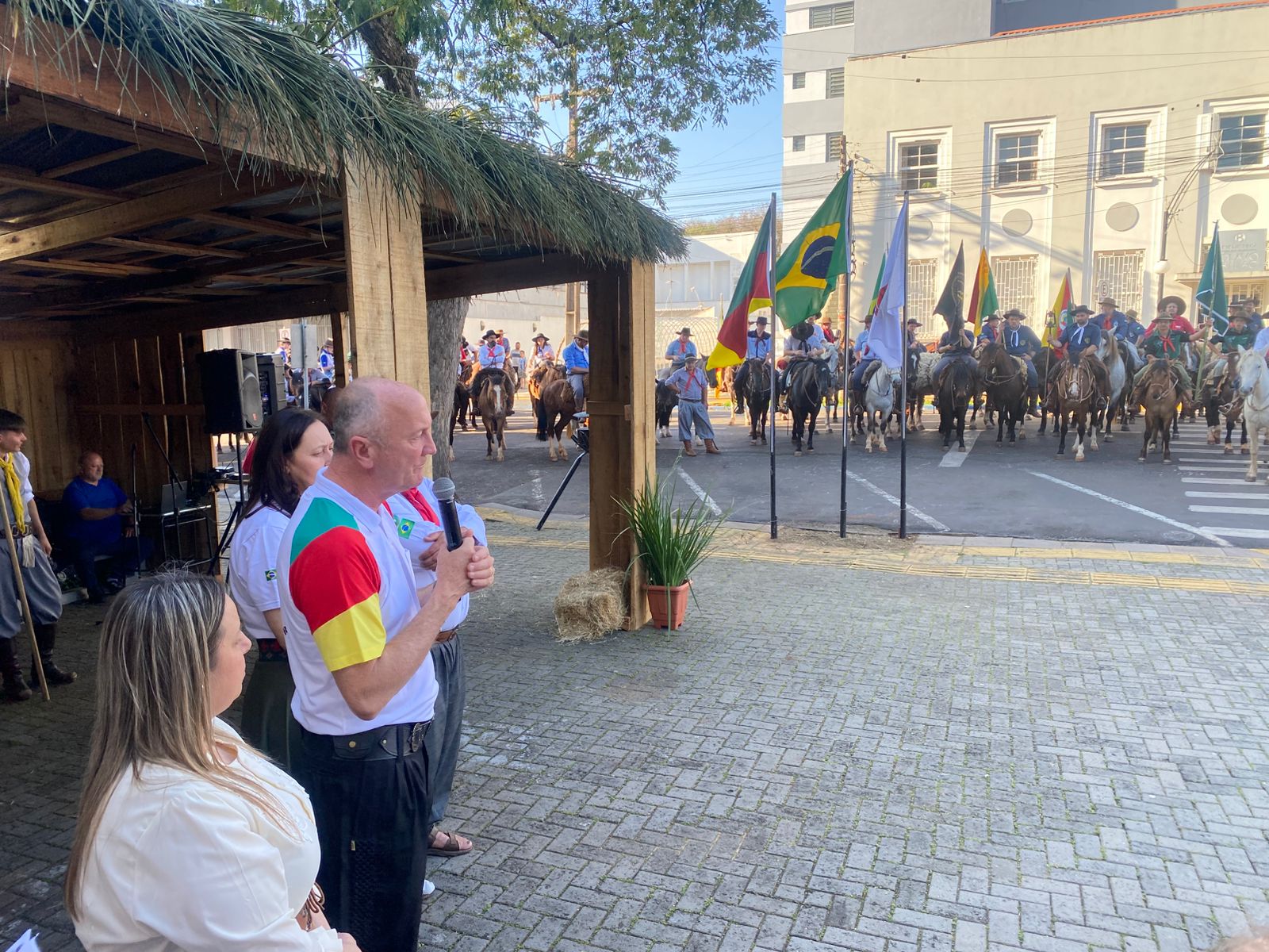 Distribuição da Chama Crioula Distribuição da Chama Crioula