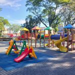 Finalizada a reforma do parquinho da Praça 10 de Agosto 