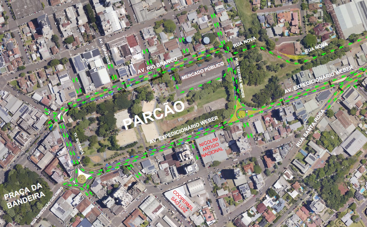 A partir de terça-feira a Avenida Rio Branco será mão única A partir de terça-feira a Avenida Rio Branco será mão única