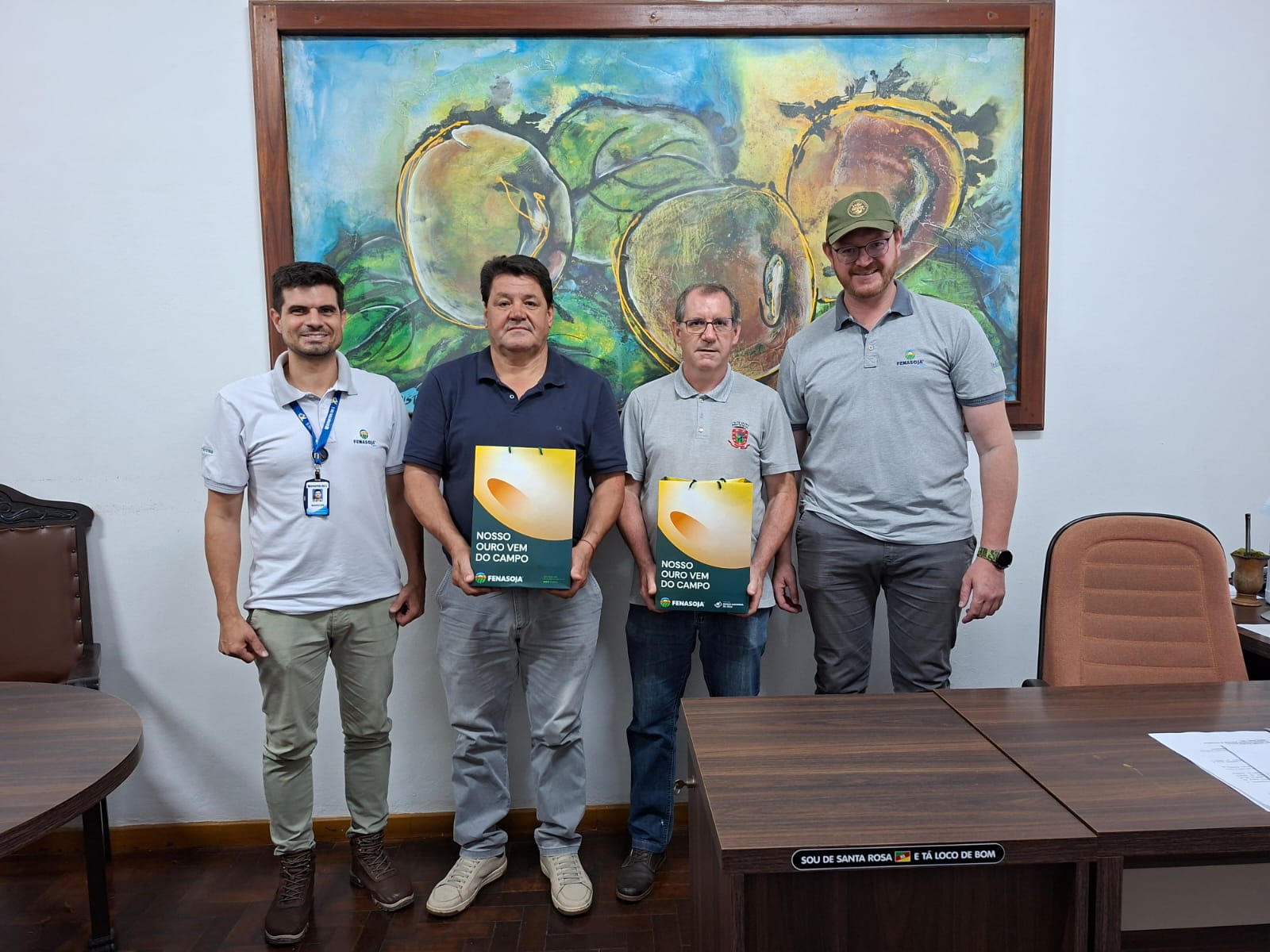 Fenasoja e Câmara de Vereadores reafirmam parceria Fenasoja e Câmara de Vereadores reafirmam parceria