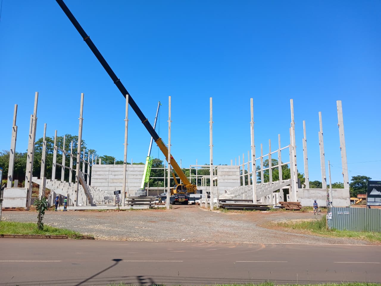 Obra do Ginásio avança