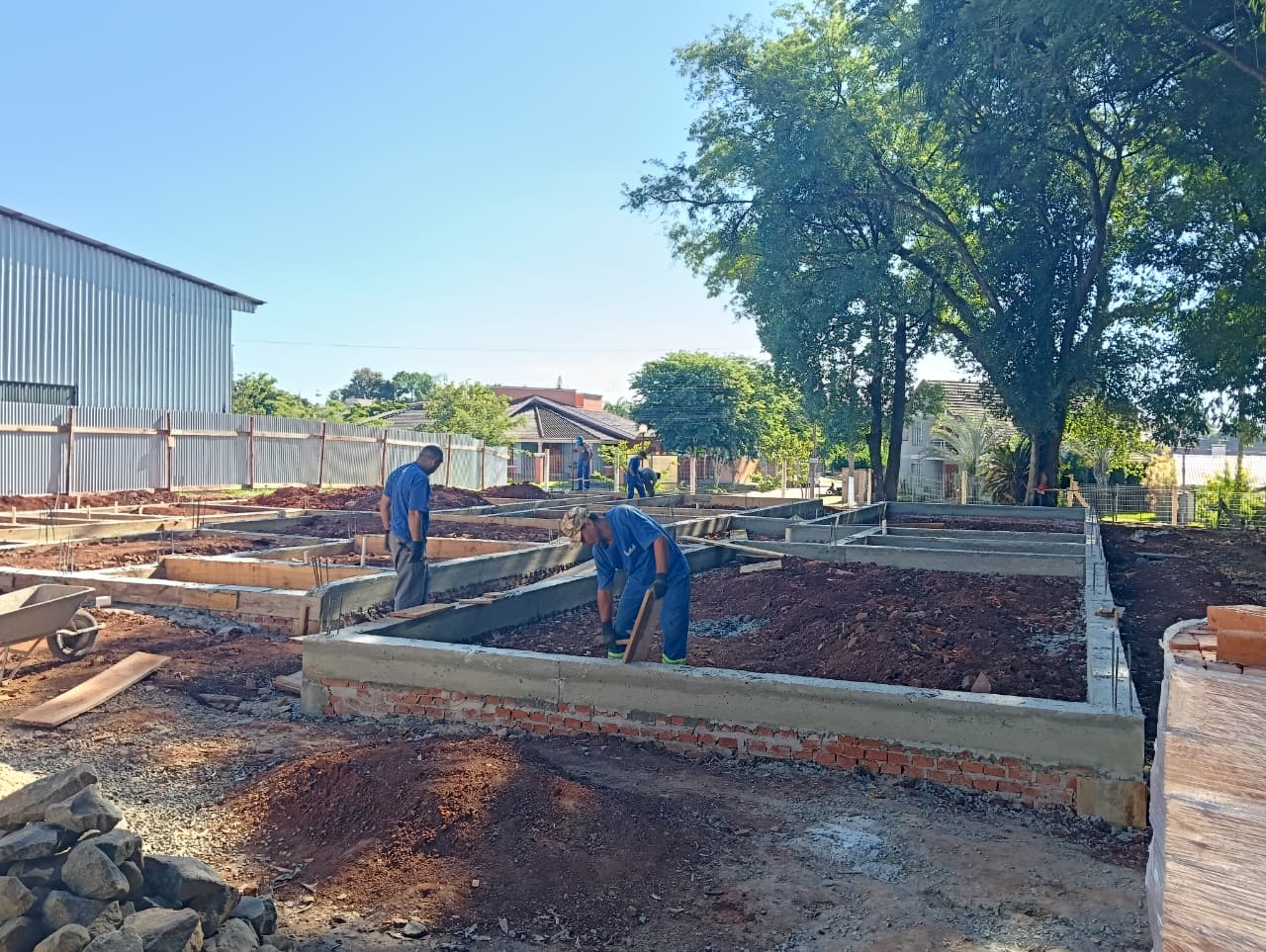 Avança a construção do Centro-Dia do Idoso em Santa Rosa