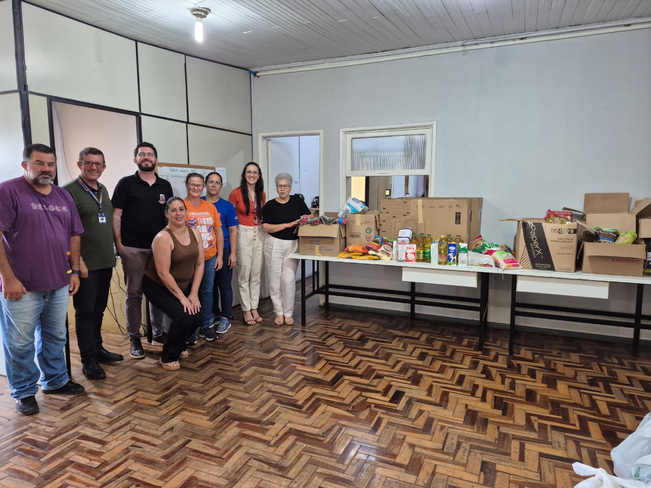 Banco de Alimentos de Santa Rosa recebe doação de mais de 320 kg de alimentos do evento Let’s Rock