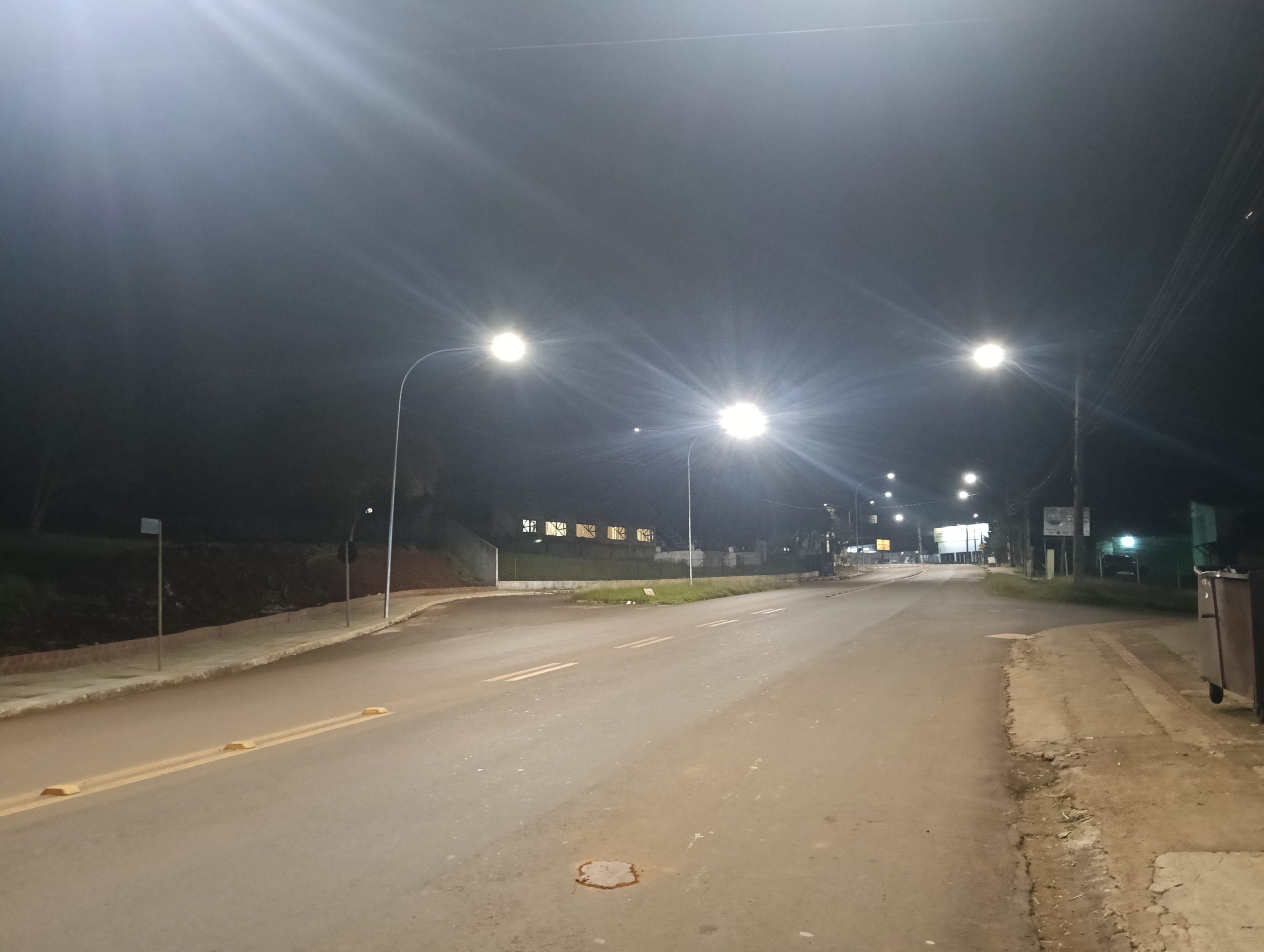 Prefeitura amplia iluminação em acessos de Santa Rosa