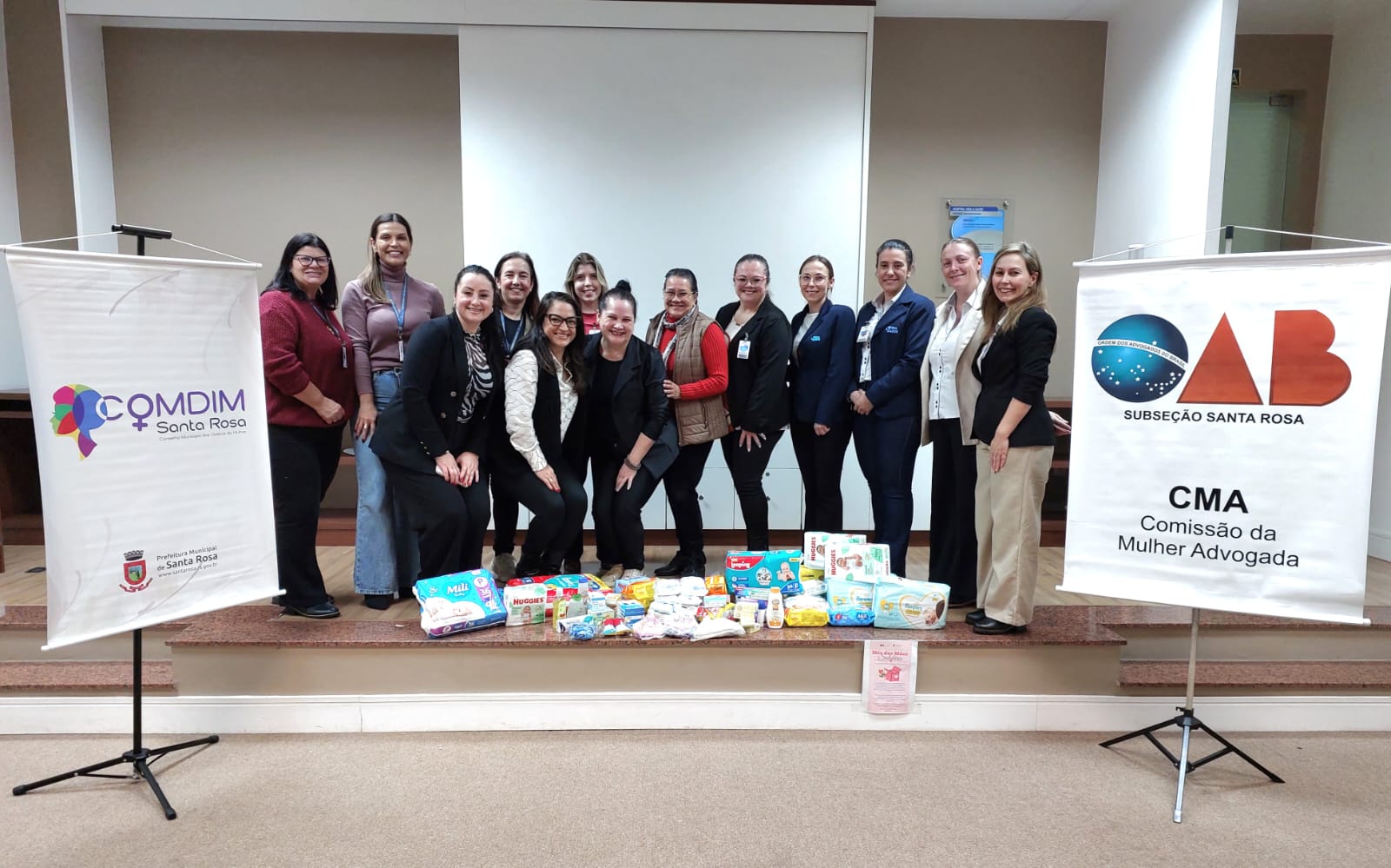 Campanha promovida pelo Comdim e Comissão da Mulher Advogada beneficiará mães e bebês no Hospital Vida & Saúde