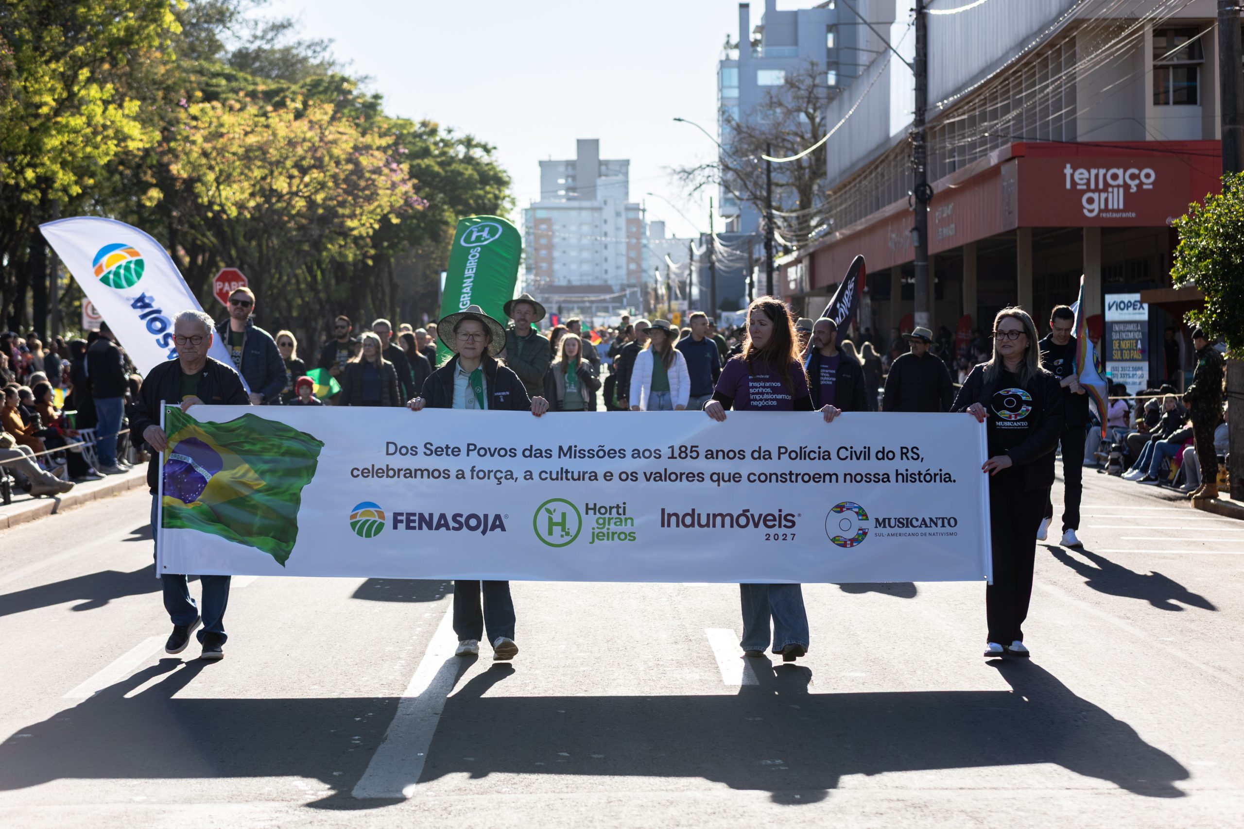 União das feiras recebe destaque no Desfile Cívico de Santa Rosa