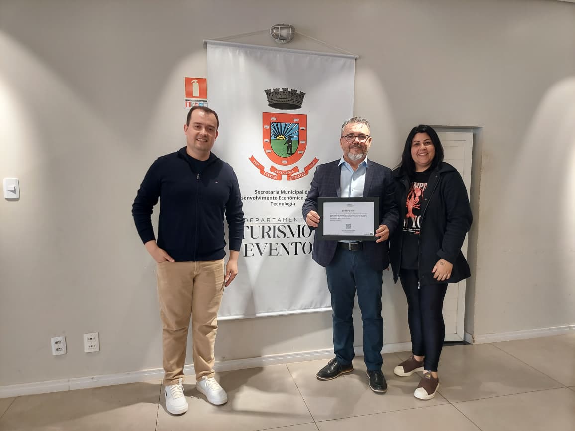 Santa Rosa mantém certificação no Mapa do Turismo Brasileiro pelo segundo ano consecutivo Santa Rosa mantém certificação no Mapa do Turismo Brasileiro pelo segundo ano consecutivo