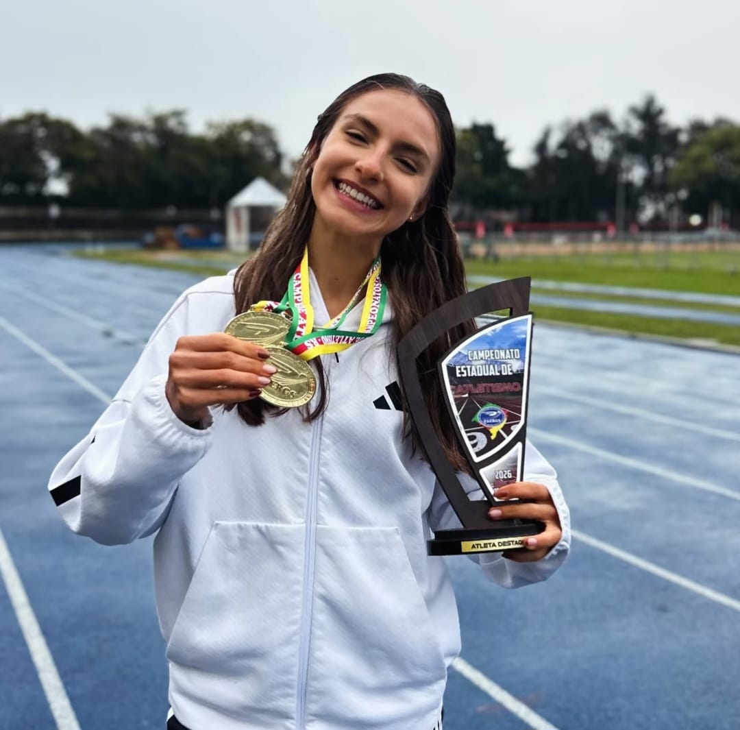 ATLETAS DE SANTA ROSA NOVAMENTE SÃO DESTAQUES NOCAMPEONATO ESTADUAL DE ATLETISMO SUB-20